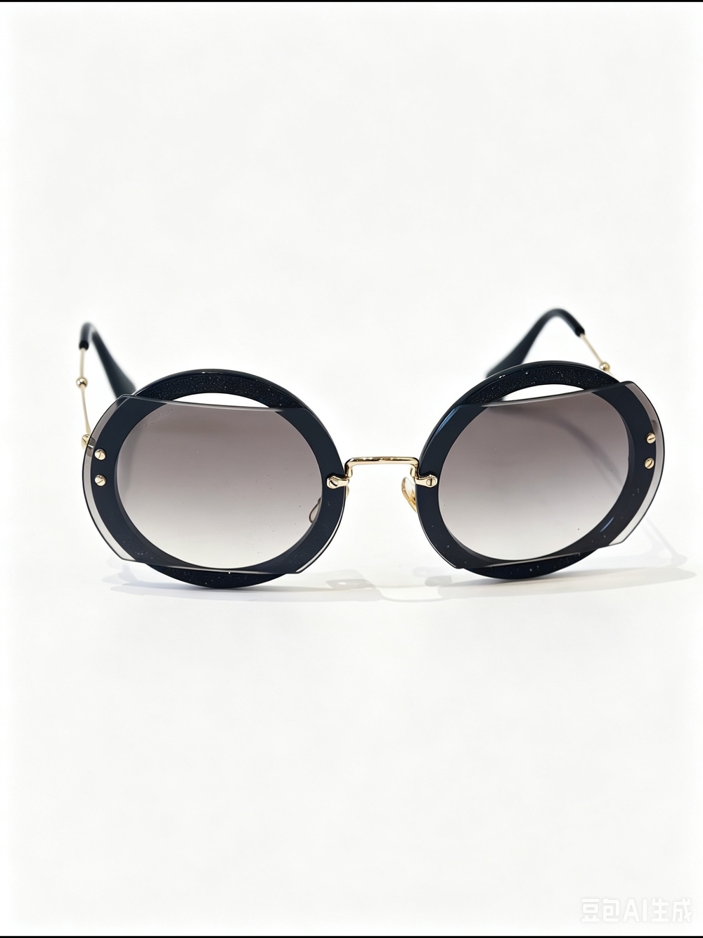 Miu Miu Oversized Round Gradient Sunglasses